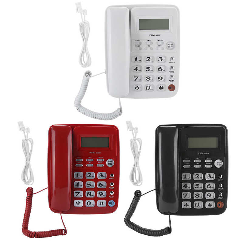 W520 Office Household Business Caller Identification Fixed Telephone Landline Equipment Office Telephone