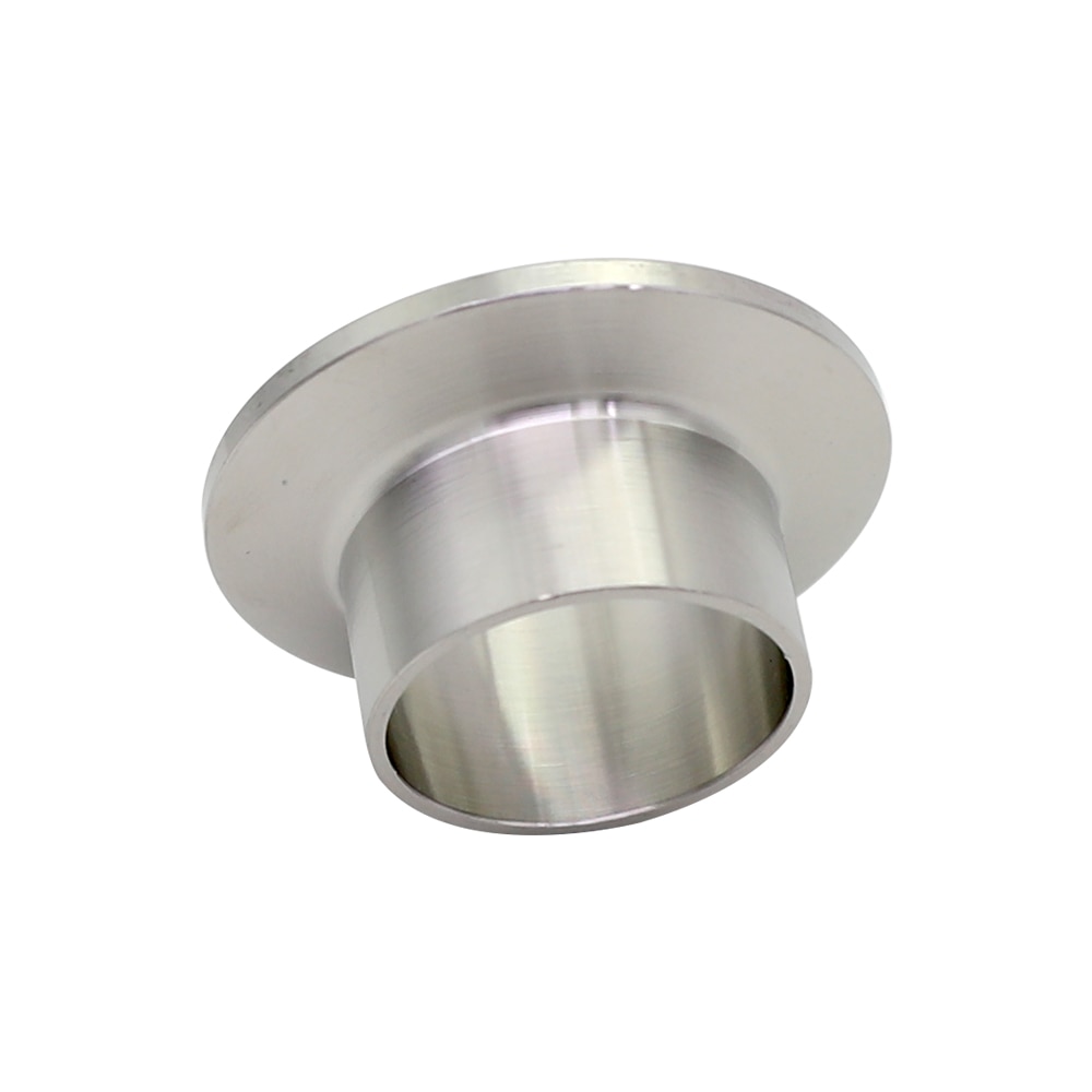 Ss 304 sanitærrør 19mm-219mm od rørsveis hylse tri klemme kløver type rustfritt stål flens for brygging av meieriprodukter