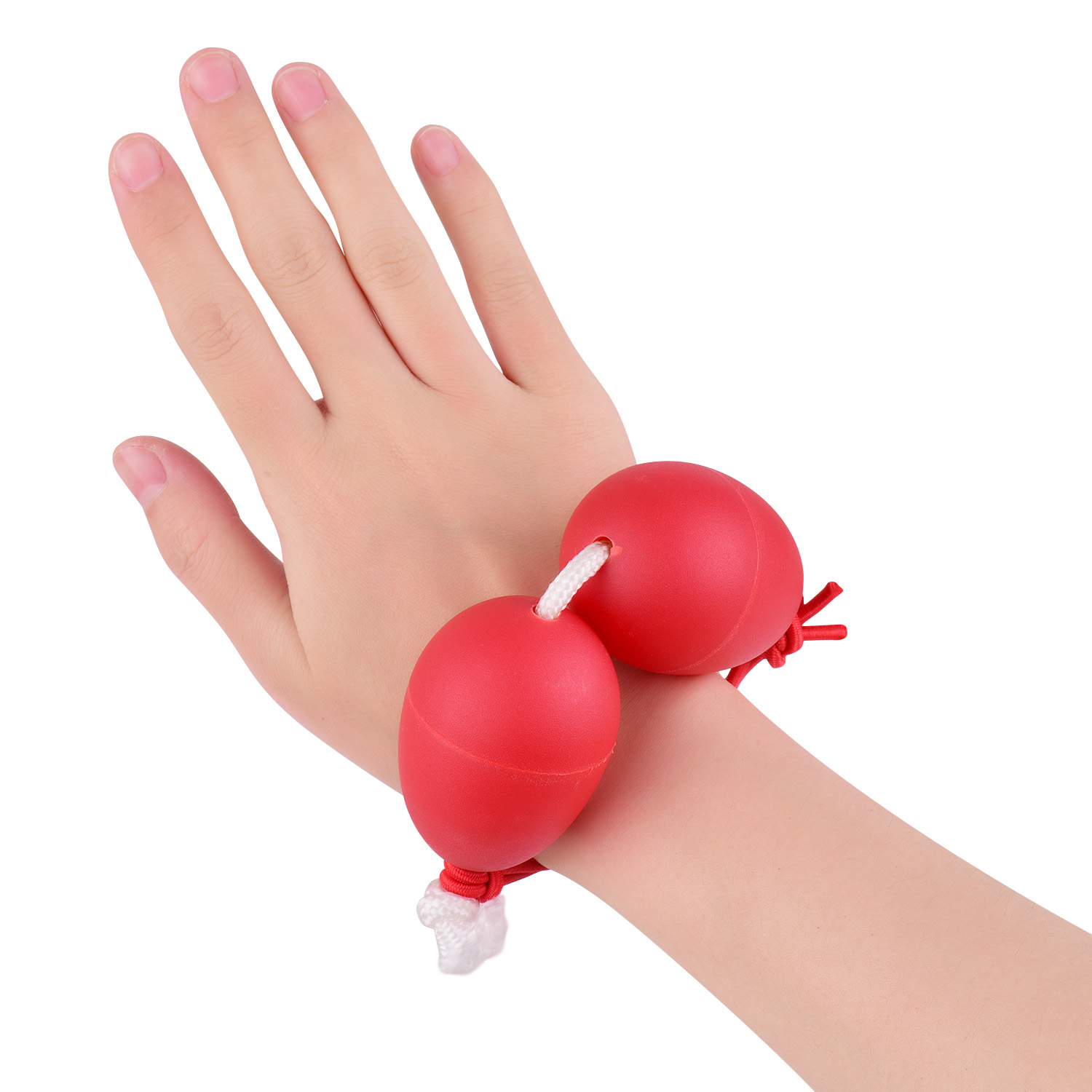 1 Pair Wrist Sand Eggs Shaker Percussion Instrument Plastic Shell musical