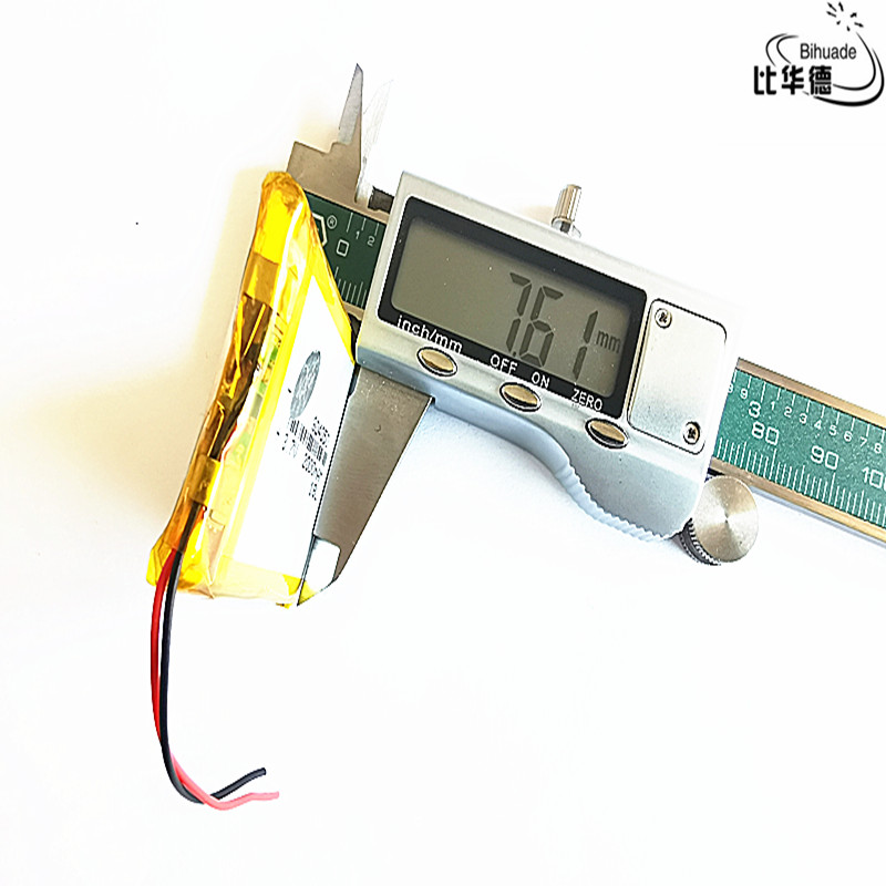 Hochwertiger lithium-ionen-akku (3.7v,2000 1 804050 polymer) für modellflugzeuge, gps-geräte, ,mp3,mp4, und lautsprecher.