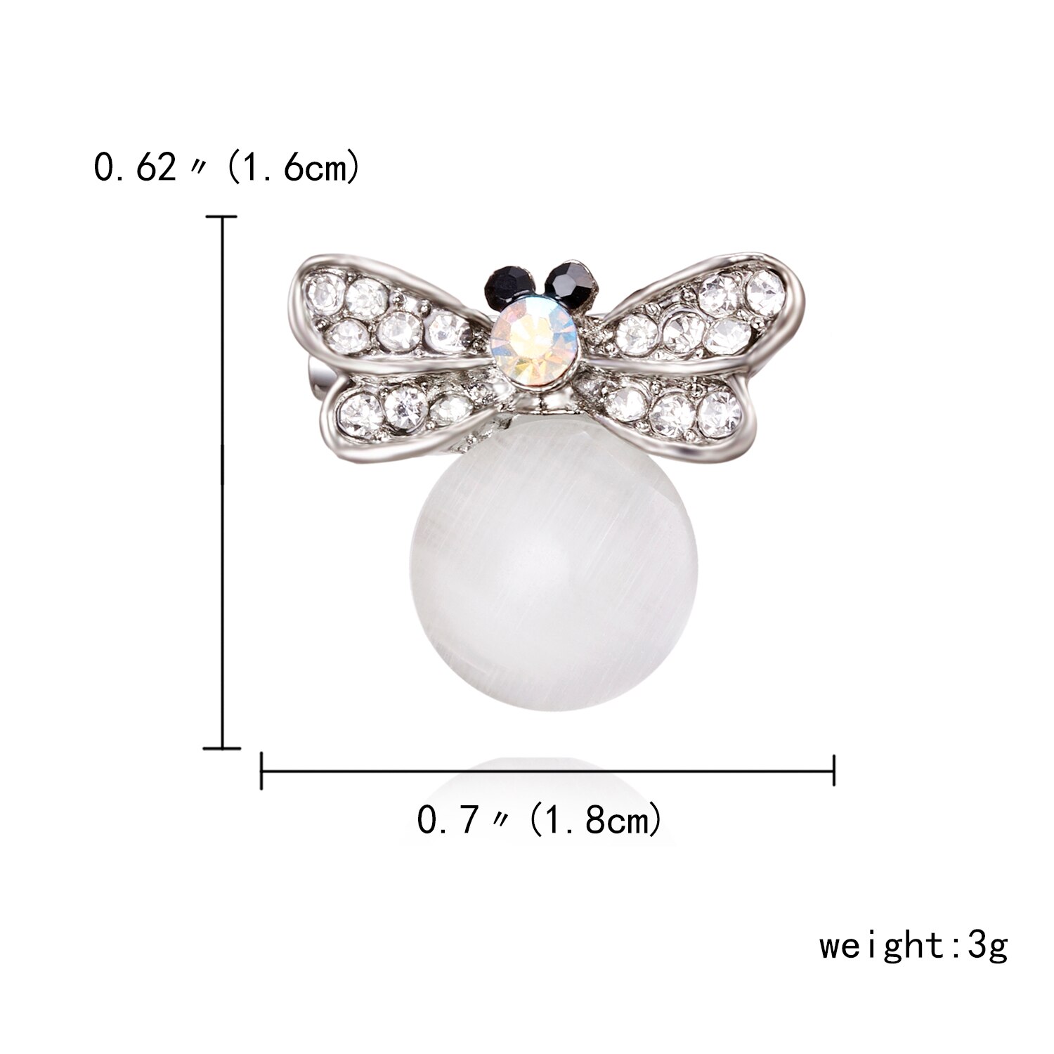Rinhoo Leuke Kristal Kleine Broche Gitaar Strik Zeester Bee Vlinder Kat Olifant Hart Dier Insect Reversspeldjes Badge Sieraden