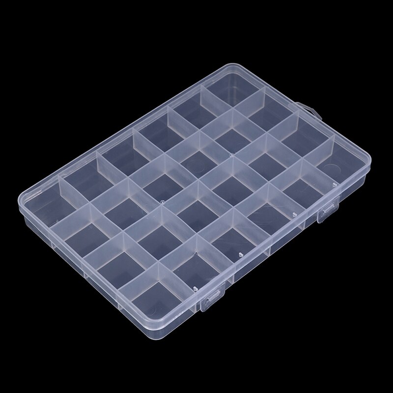 24 Vakken Plastic Box Case Sieraden Bead Opslag Container Craft Organizer