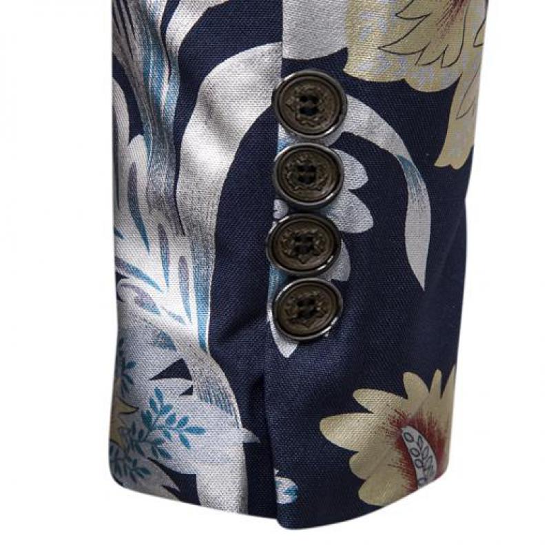 Bloemenprint colbert voor heren terno masculino pak blazers jassen traje hombre heren casual blazer grote en lange maten xxl