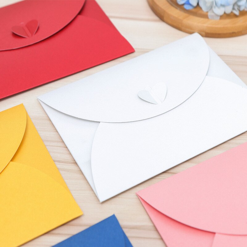 Retro Liefde Brief Aftrek Envelop Creatieve Romantische Liefdesbrief Envelop Verdikking 250 Gram Parel Envelop Tas 10 stks/partij