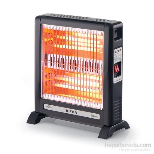 Efba 301 1000 W Mini Quartz Electric Heater