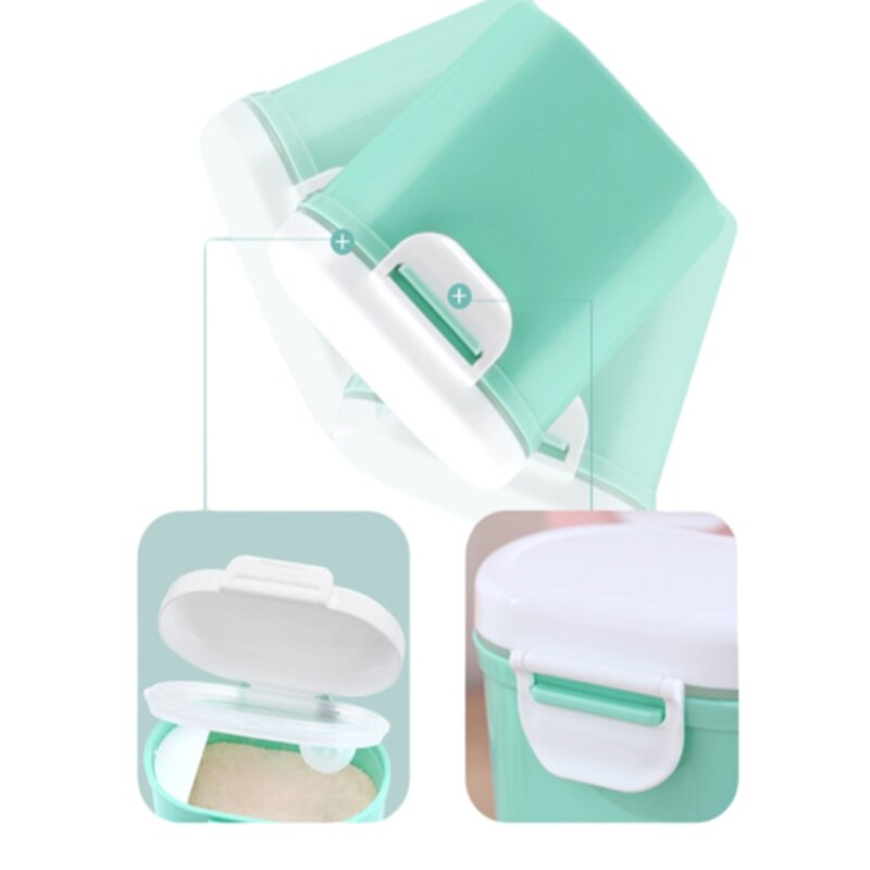 Caja de leche en polvo para bebé, contenedor de melkoeder, caja de almacenamiento de alimentos multicapa para niños, , almacenamiento de alimentación