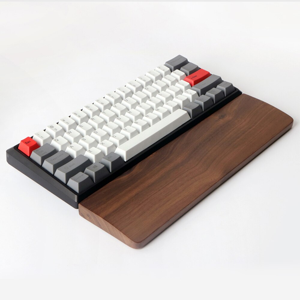 Wooden Wrist Rest Pad Wrist Support Hand Pad for Mechanical Keyboard Gaming Keyboard 61 87 104 Key for GK61 Anne Pro 2 SK61 SK64