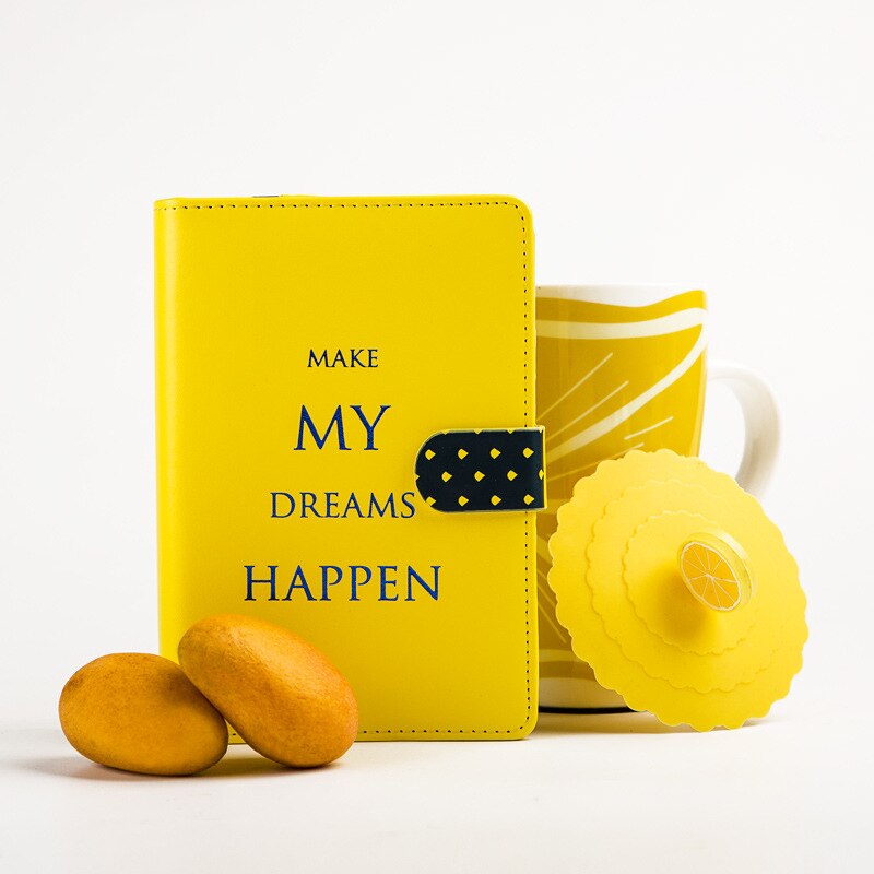  dreams happen micro faux leather notebook yearly grandado