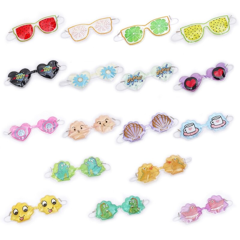 1PC kalt Kühlung Gel Auge Maske entspannend Eis Pack Goggle Augen Startseite Schutz Schlafen