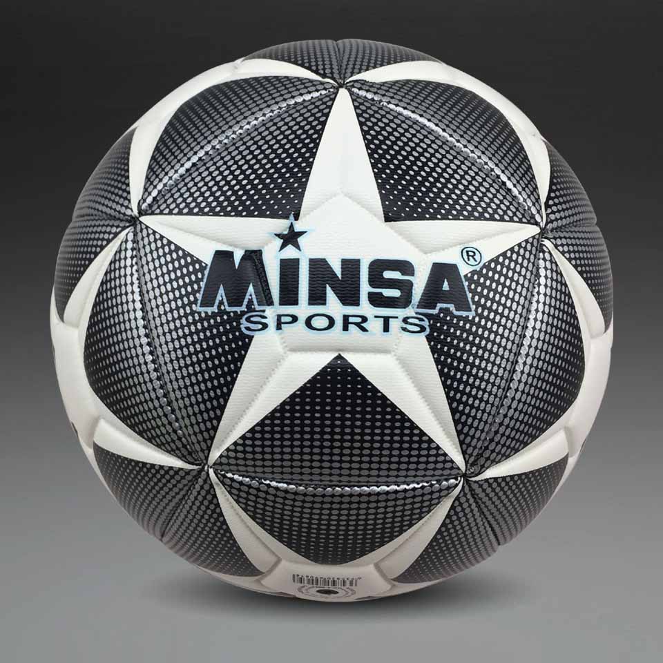 Brand MINSA A++ Standard Soccer Ball PU Soccer Ball Training Balls Football Official Size 5 and Size 4 bal: Size 4 ST6