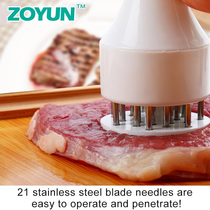 ZOYUN Household broken muscle pine needle knocking meat hammer stainless steel needle steak hole hole pig skin pork hammer