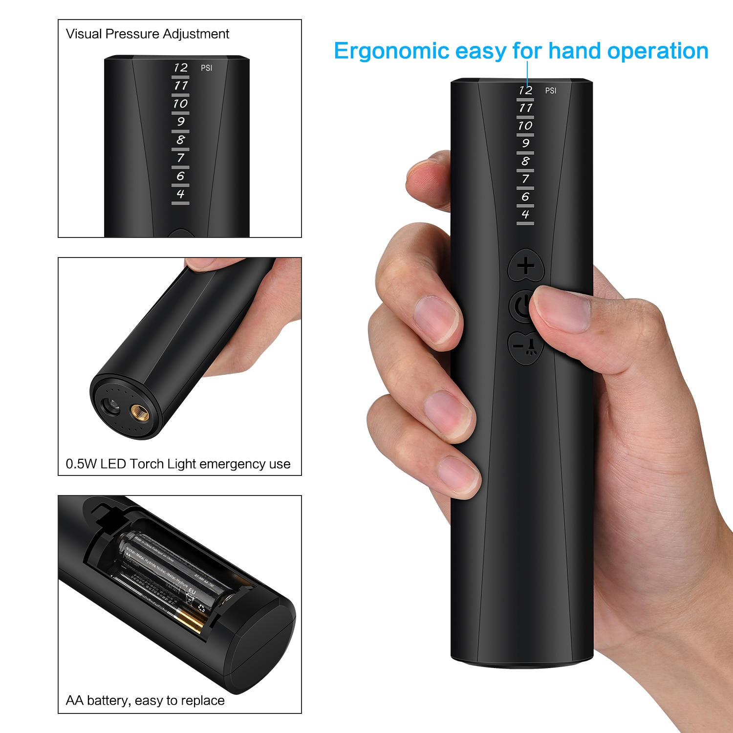 3.5L/min Air Compressor Electric Air Pump Pressure Wireless Portable Inflator for Basketball Rugby Ball Toy Volleyball Football