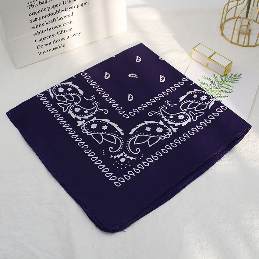 Bandana Vierkante Hoofd Hip Hop Zwart Sjaals Vrouwen Sport Bandana Haarband Sjaal Sport Hoofddeksels Zakdoek