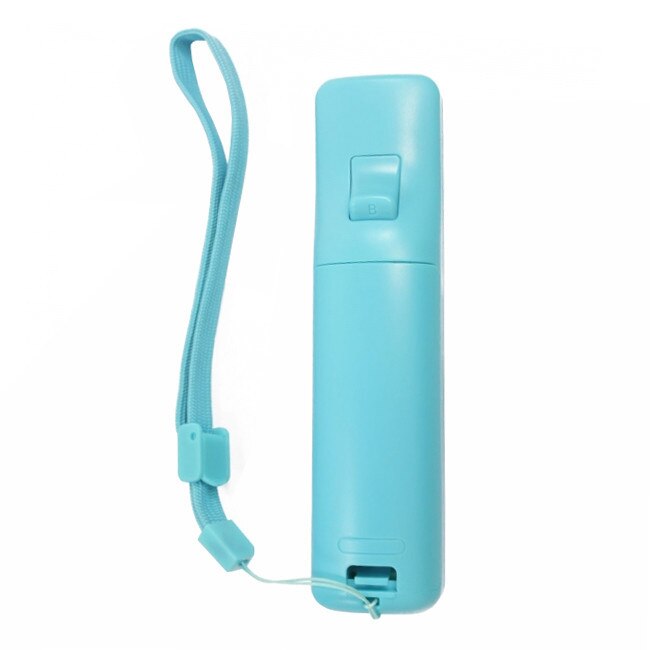 Blue Motion Sensor Remote Controller + Wired Nunchuck Combo for Nintendo Wii Console