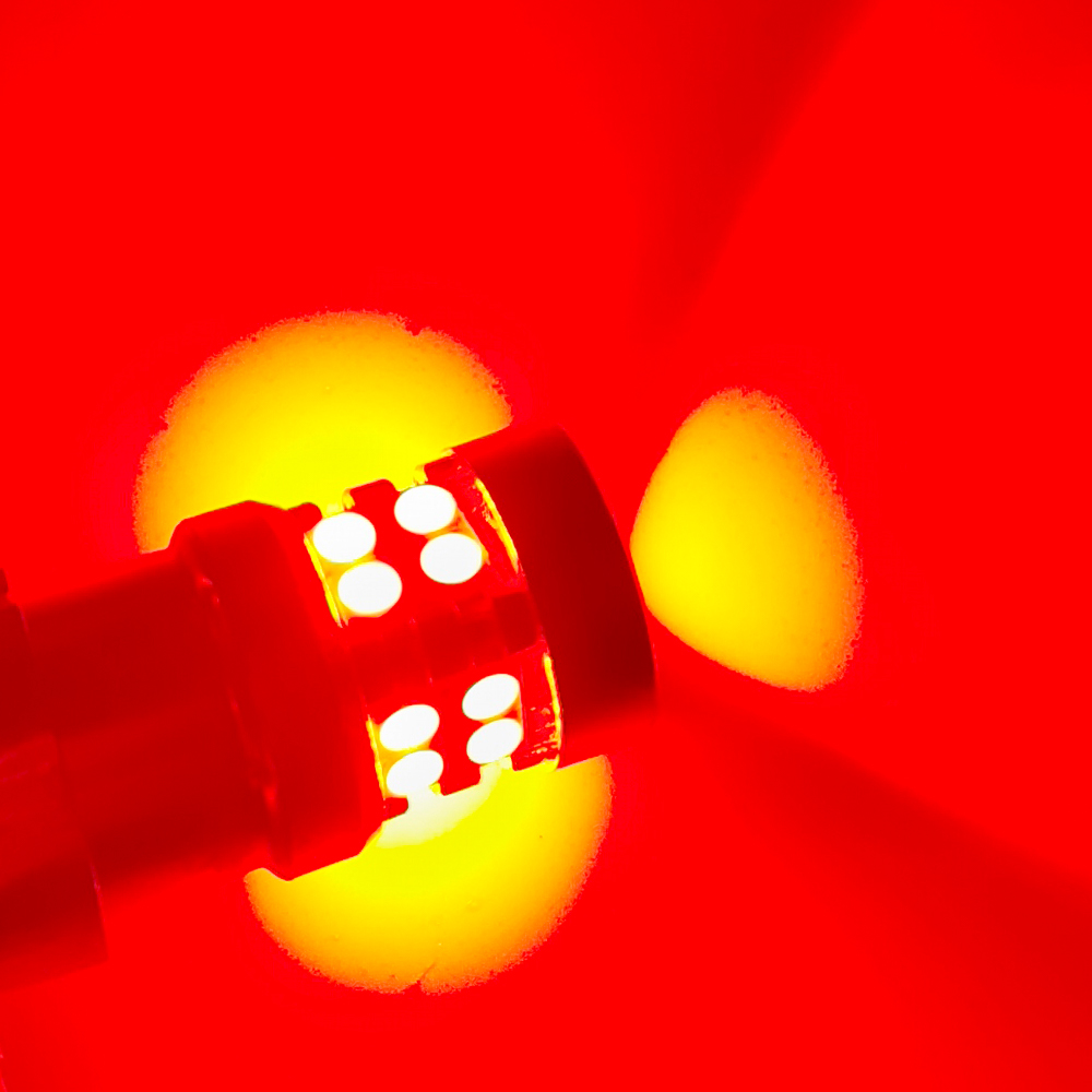 Luces LED traseras de marcha atrás para coche, intermitentes, 19smd, 12V, 1156 BA15S, BAU15S, 1157, T20, 7440, T25, 3157, 3156: Rojo / 3157 P27/7W T25