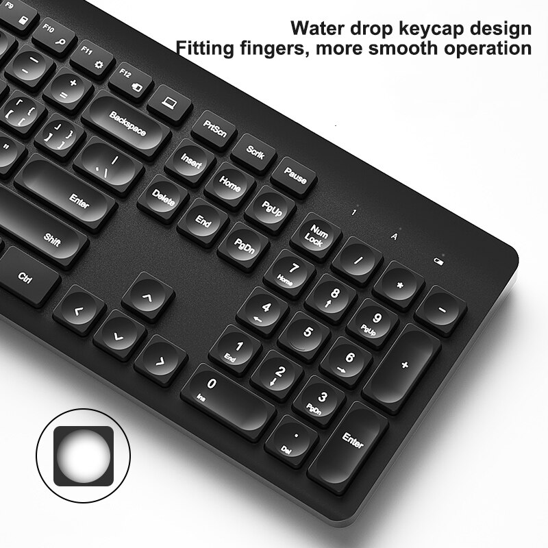 Wireless Gaming Keyboard Mouse Set 2.4G Wireless Migic Keyboard Gamer Mouse Combo For Macbook Xiaomi HP Silent Computer Keyboard