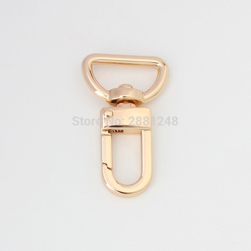 10-30pcs 20mm tone trigger snap hook clasp metal clip swivel dog leash purse parts making rainbow hardware: Gold / 10 pieces
