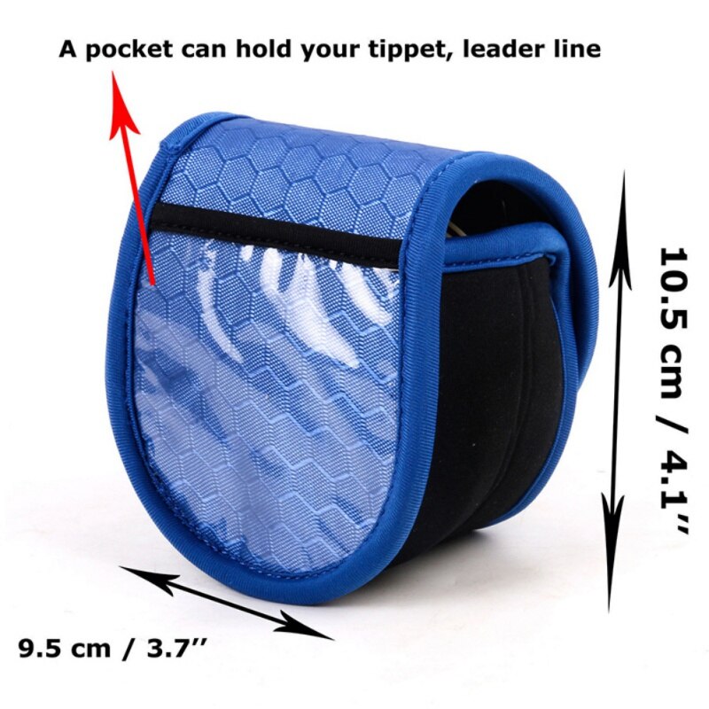Portable Fishing Reel Bag Fly Fishing Wheel Protective Case Cover Drum/Spinning/Raft Reel Fishing Pouch Accessories Bag Fishing