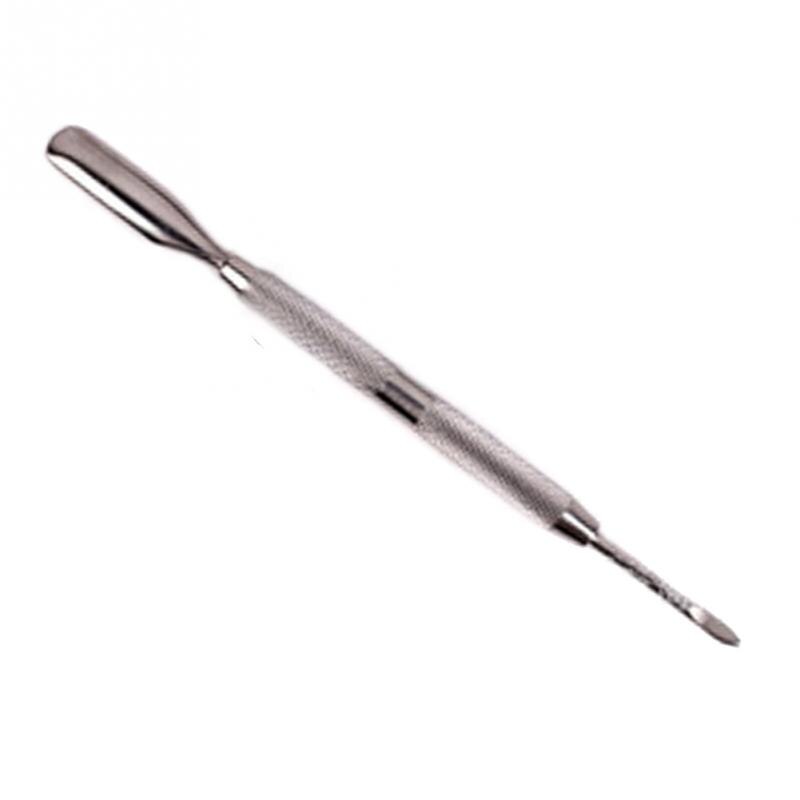 Herramientas para clavos de acero inoxidable cutícula cuchara de empuje removedor de manicura o pedicura herramienta de cuidado cutícula cortador monitores de salud