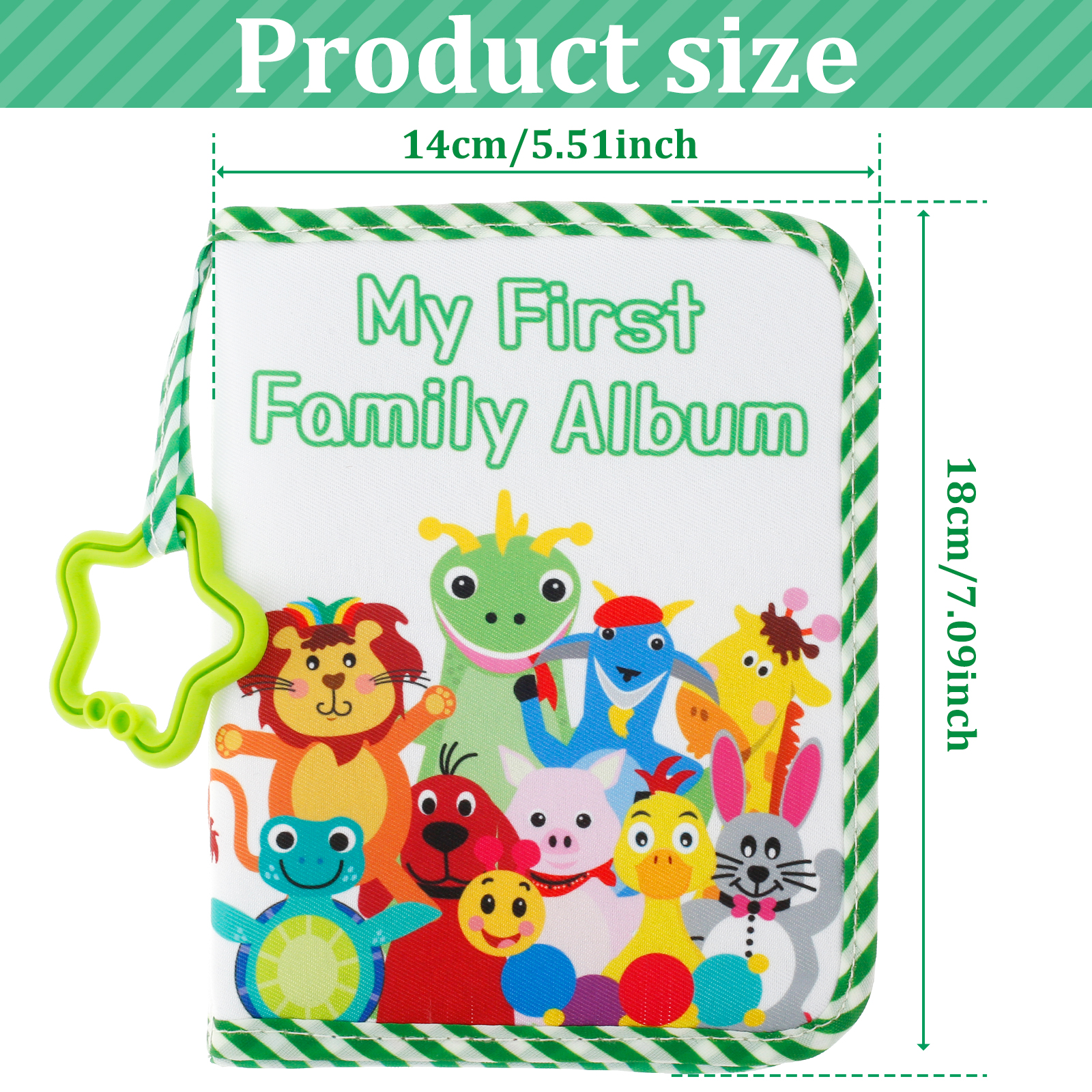 Le premier album photo du bébé aide significative à la croissance Album de mémoire pour bébé grand livre de photos pour -né en toute sécurité pour votre enfant petit: Rouge