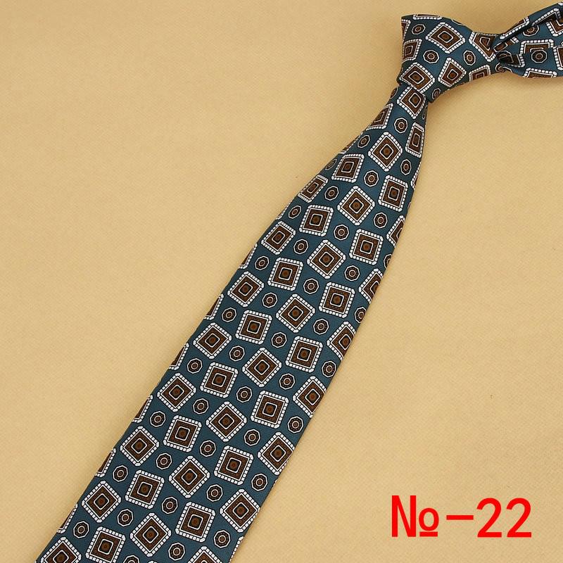 Corbata de seda clásica para hombre, corbatas con estampado Floral a cuadros de 9cm, color rojo, ropa Formal de negocios y boda,: Color amarillo luminoso