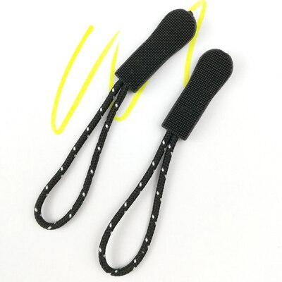10 Stks/zak PVC Rits Trekkoord Rits Pull Puller End Fit Touw Tag Fixer Zip Koord Mix Kleur voor Kledingstuk tassen: Style 19
