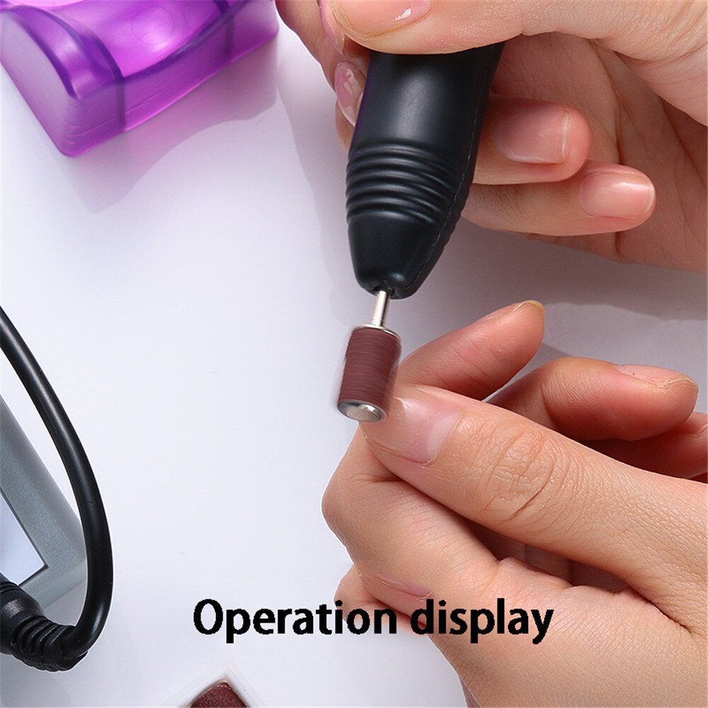 Electric Nail Drill Gel Nail Drill Acrylic Drill Mini Nail Electric File Nail Art Drill Strong Art Nails Manicure Nail Machine