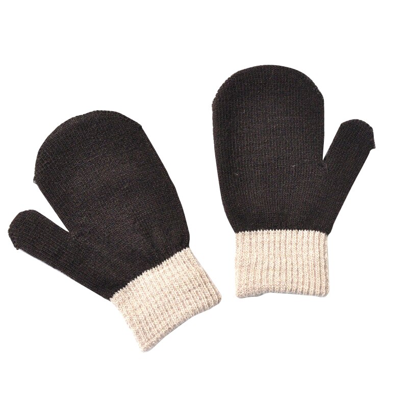 Guantes cálidos de invierno para niños de 5 a 10 años, manoplas de punto para niños y niñas, 6 colores, gruesos, nuevos