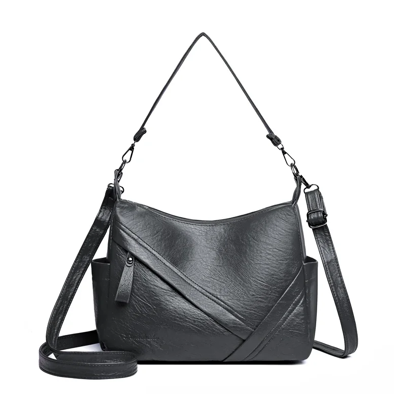 Dames Handtassen, Mode Dames Crossbody Tassen Retro Grote Capaciteit Schoudertassen Dames Messenger Bag: Bruin