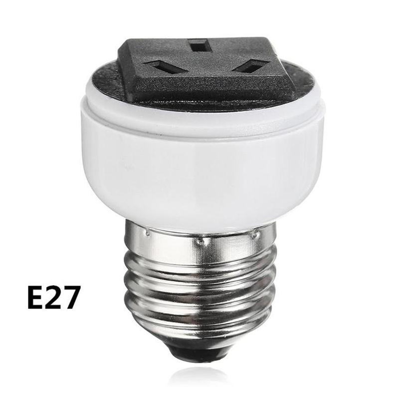 E27/b22 eua/reino unido plug parafuso lâmpada soquete lâmpadas suportes fêmea soquetes adaptador de conversão de alimentação para eua ue plug: E27