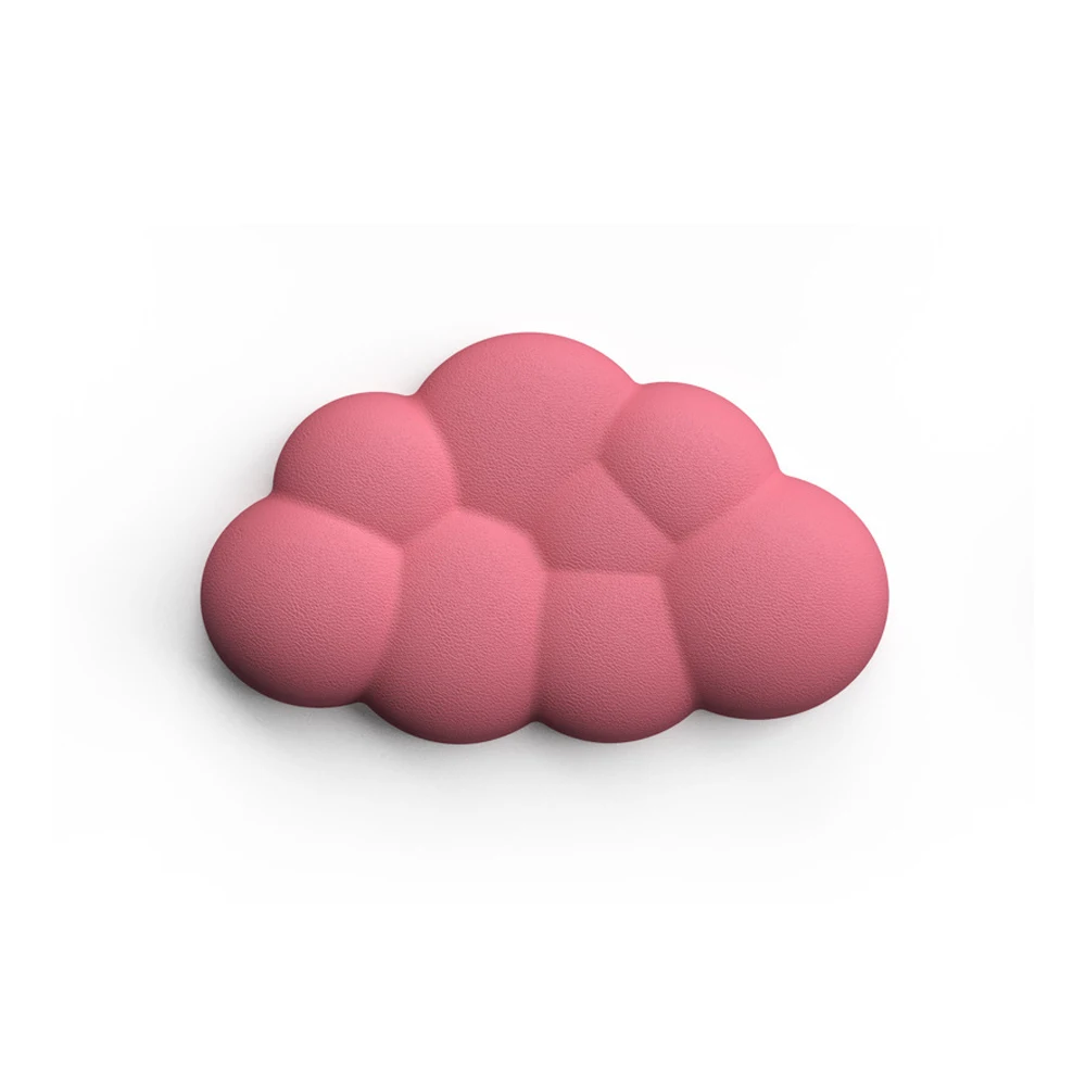 Mauspad mit Handgelenkauflage, Tastatur, Wolke, rutschfest, für den Schreibtisch, Büro, Gamer, Maus, Handgelenkauflage, ergonomisch, bequem, weiche Handgelenkauflage: Dunkelblau