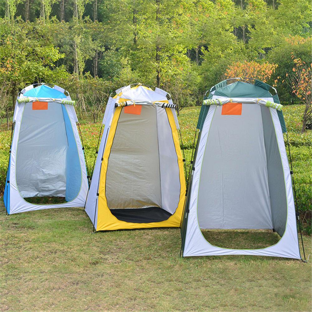 Toilet tent Portable Privacy Shower Toilet Camping Pop Up Tent Camouflage UV function outdoor Quick opening dressing tent