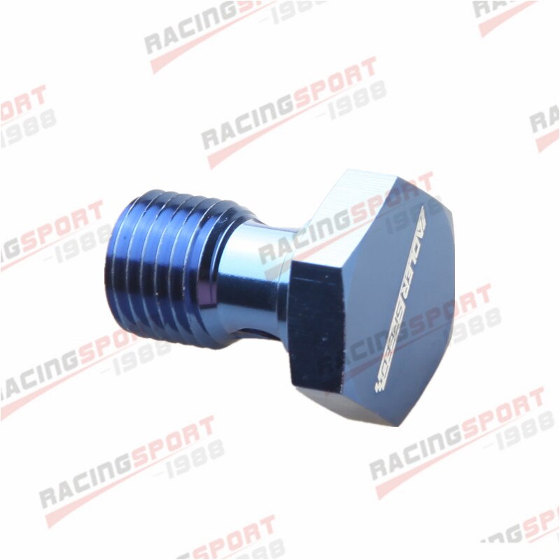 Fitting M14 x 1.5 Thread Metric Brake Line Banjo Bolt Adapter Black/BLUE