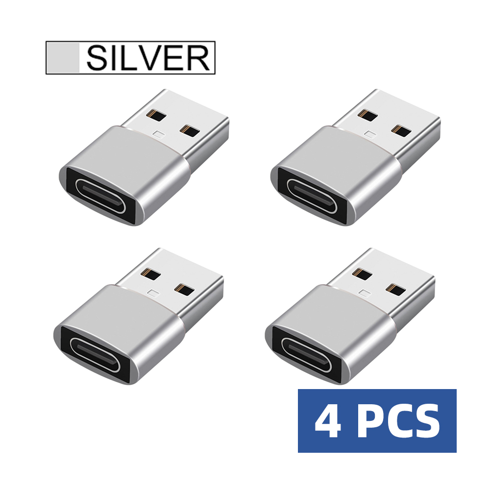 1/2PCS USB 3.0 To Type C OTG Charger Adapter Connector Type-C to USB Male To Type-c Adapt Converter for PC MacBook Car USB ipad: green