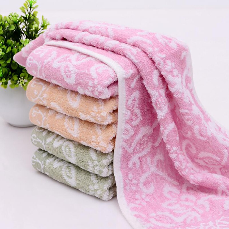 Jacquard paksumpi imukykyinen pyyhe ympäristöterveys hengittävä pyyhe aktiivinen painatus ja värjäys kasvot / käsi / hiuspyyhe