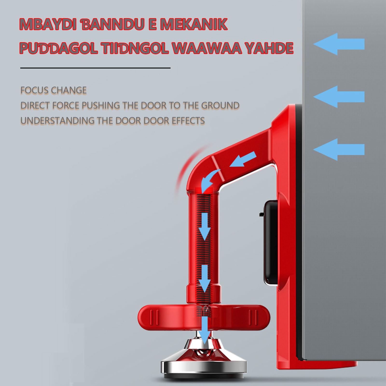 Allarme portatile Fermaporta Serratura portatile Viaggio Antifurto Blocca porta Fermaporta Allarme di sicurezza Cuneo Nessun trapano Sicurezza