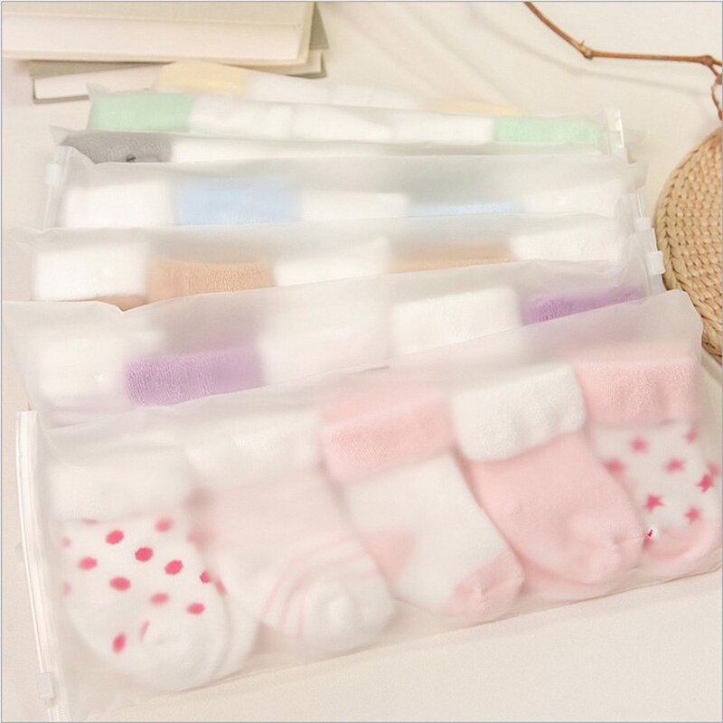 Baby Sokken 5 Pairs Pasgeborenen Winter Katoen Verdikking Unisex Korte Sokken 0-6 Maanden Baby Meisje En Jongen Sokken