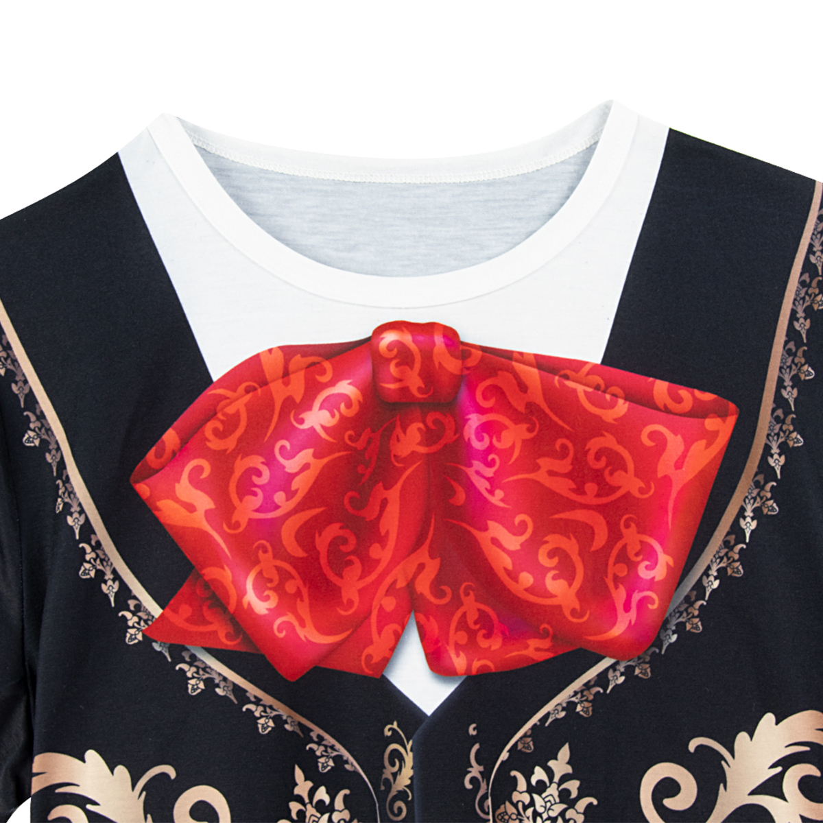 Femmes Mariachi t-shirts graphique à manches courtes Fiesta mexicaine Costume Festival musical Halloween mexique thème fête célébrant