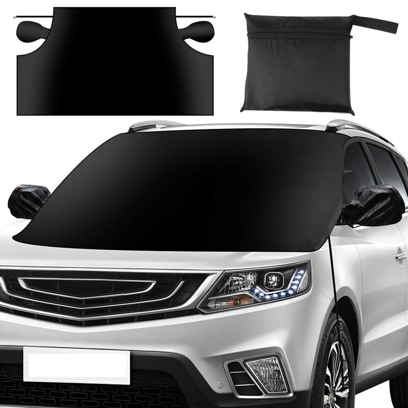 LCAUTFR Auto voorruit voor V W Caddy zonwering afdekking voor camper wrap cover 600D Oxford voorruitafdekking anti-vorst ijs waterdicht