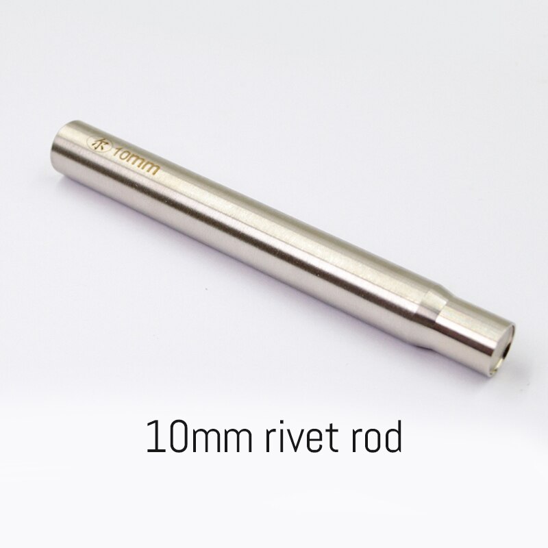 SOZO outils d'installation de rivets en acier inoxydable, solide, tige de Rivet en cuir Impact Base de poinçon d'ongle 6/8/9/10mm: 10mm Rivet Rod
