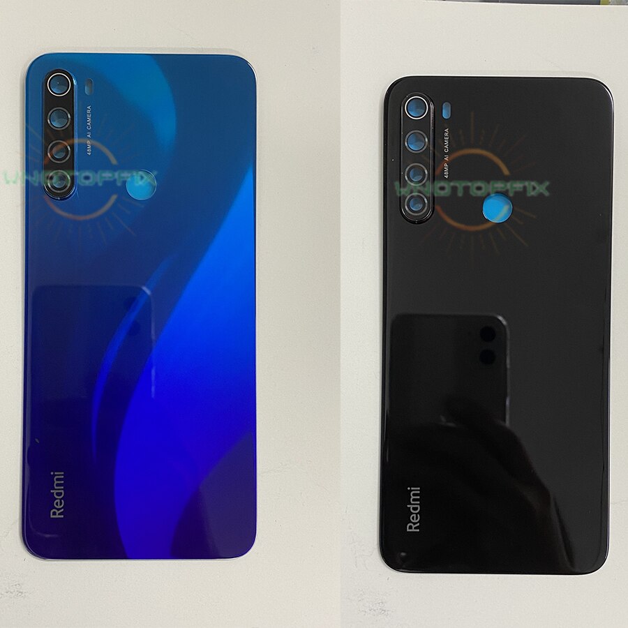 For Xiaomi Redmi Note 8 Pro Battery Cover Back Glass Panel Rear Door Housing With Lens For Xiaomi Redmi Note 8 Battery Cover