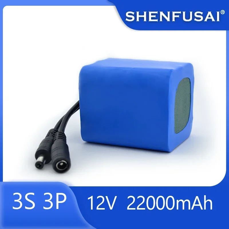 18650 lithium battery 12V battery pack, BMS+charging,3s3p DC large capacity rechargeable battery: MULTI