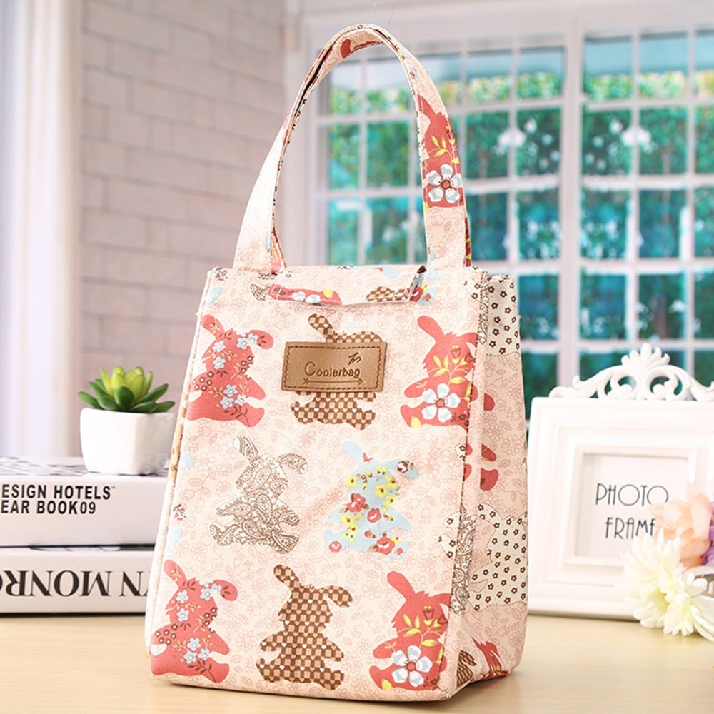 aThermal Portable Insulated Lunch Bags Women Students Food Cooler Bag Lunch Carry Tote Storage Case Box Working Bento Juice Bags