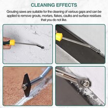 9pcs Filling And Caulking Kit Grout Removal Tool Tile Floor Seam Repair Tools For Joint Cleaner Construction Tool