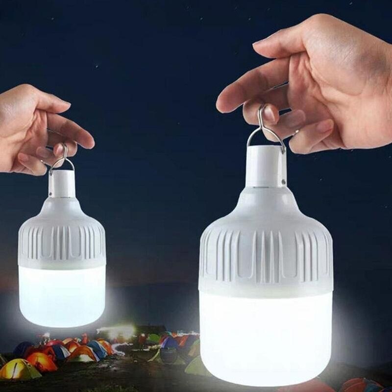 Bulb Lamp Stall Emergency Light Household USB Rechargeable Charging Bulbs Bedroom Outdoor Night Camping Portable Lanterns