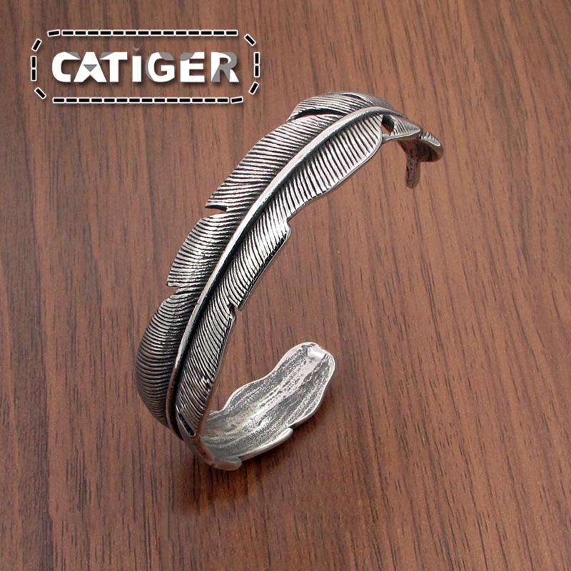 Punk 316L de acero inoxidable de de Vintage brazalete Popular pulsera de los hombres de alta joyería de