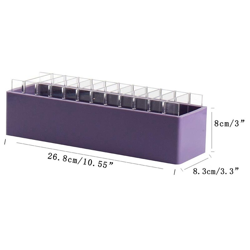Silicone Loaf Soap Mold with Vertical and Crosswise Dividers for Handmade Render Soaps Mould: Medium Crosswise