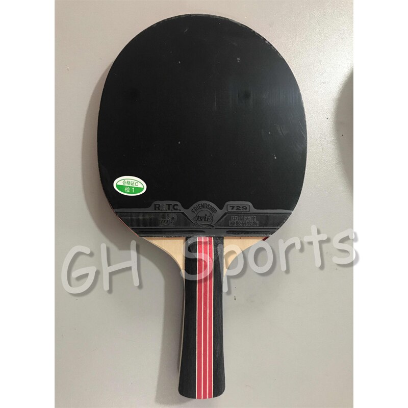 Friendship – raquette de Tennis de Table 729 originale, avec caoutchouc et sac, ensemble de Ping-Pong