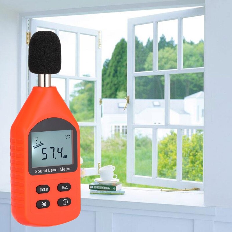 JD118 High Precision dB Meter Digital Noise Measuring Instrument 30~130dB Mini Sound Level Decibel Monitor Electrical