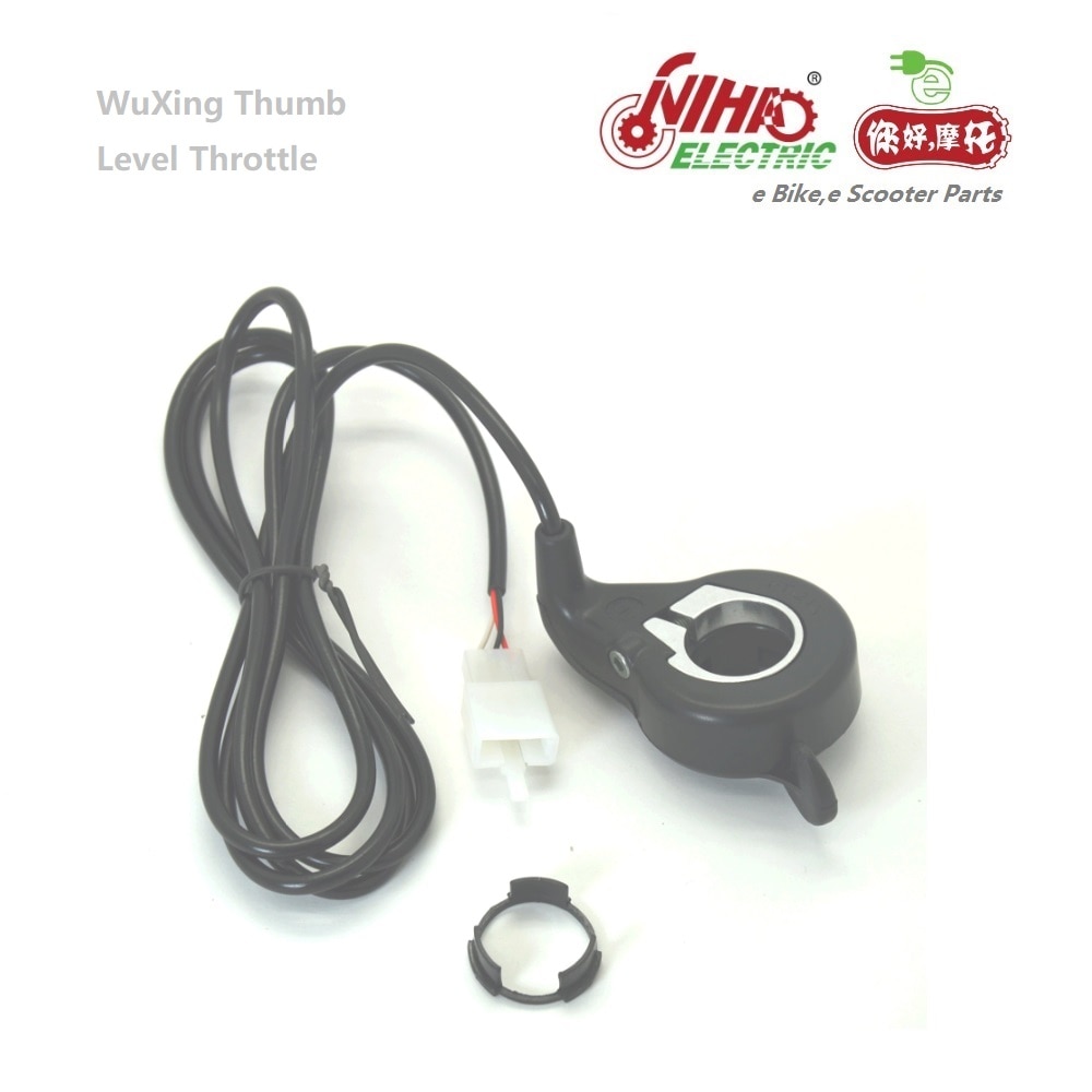 10 E-BIKE WuXing Acelerador de nivel de pulgar sin mango bicicleta eléctrica bicicleta e Scooter de piezas NIHAO ZTECH